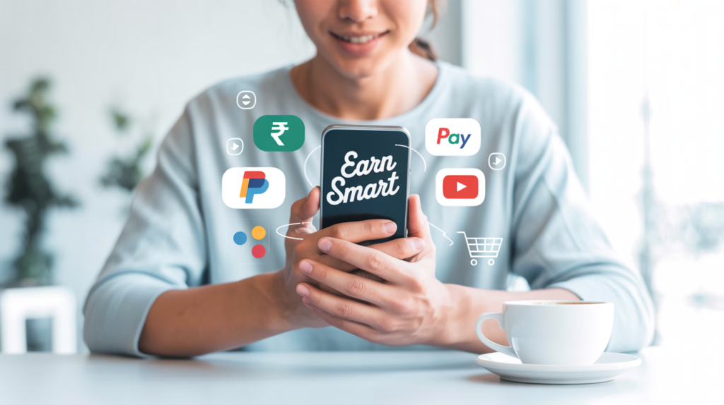 How to earn money online without investment in mobile using apps, surveys, YouTube, and freelance platforms in 2025