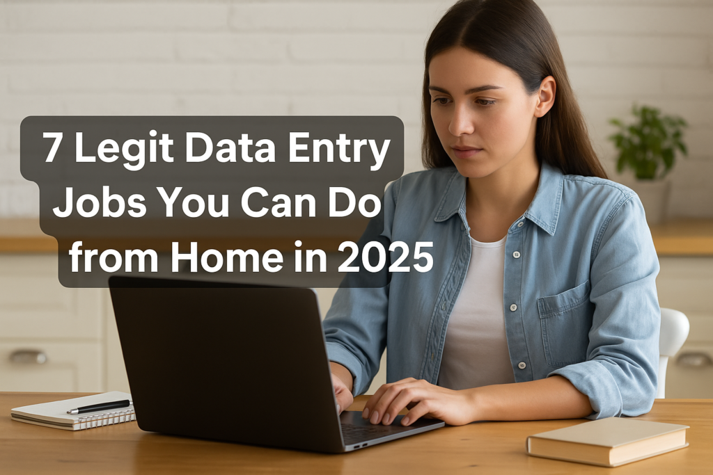 Legit Data Entry Jobs Without Investment 2025